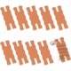 thumbnail image 1 of Organizador de joyas portátil antienredos, 10 unidades, 2,5 x 1 x 0,1 pulgadas, rectangular, marrón, para collares, tarjetero, estuche universal para guardar joyas., 1 of 9