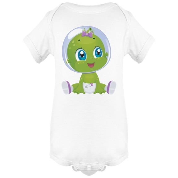 Baby Alien With Helmet Bodysuit Baby's -Image by Shutterstock