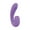 Lavender, variant on Blaze Suction Thumper Rechargeable G-Spot Vibrator, Pink