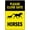 Warning Sign 3, variant on Please Close Gate (Horses) Aluminum Sign - 8"x12" Metal Safety Warning Sign for Farm Outdoor Indoor Use