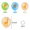 thumbnail image 5 of selva Animal León Tigre Thme Safaris Fte D'anniversaire Ensemble Drapeau Gteau Drapeau Ballon, 5 of 5