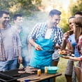 thumbnail image 6 of Classic Cuisine Set of 2 FDA Approved Double-Sided BBQ Grill Mats, Black, 6 of 7