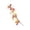 Orange, variant on Artificial Dead Branch Iris, Imitation Silk Flower Stem, Floor Vase Flower, Is Suitable for Home, Office and Wedding Decoration Fun Fake Flower Arrangement (Dark Blue)
