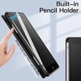 thumbnail image 4 of JETech Case for iPad Mini 5/4 (7.9-Inch 2019/2015 Model) with Pencil Holder, Clear Transparent Back Shell Slim Stand Shockproof Tablet Cover, Auto Wake/Sleep (Black), 4 of 7