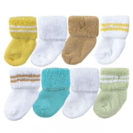 UPC: 0660168280302 | Luvable Friends Baby Unisex Newborn and Baby Terry Socks Yellow Orange 6-12 Months