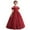 Wine*, variant on RUTAYY Children Girls Dress Off Shoulder Party Gown Ruffled Sequins Formal Evening Gown Recital Performance Comfortable Relaxed Holiday Dresses