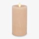 thumbnail image 1 of Vela LED parpadeante en forma de pilar sin llama Luminara Irish Cream, 1 of 8