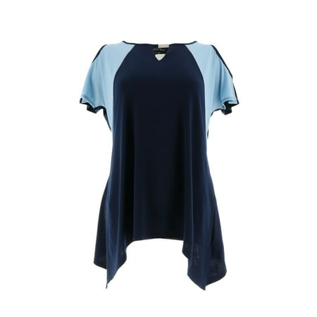 Slinky One Shoulder - Slinky Brands Cold Shoulder Top 474-210
