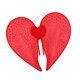 thumbnail image 3 of Ala de hada ligera y resistente con forma de corazón para San Valentín, ideal como accesorio fotográfico para fiestas. rojo, 3 of 9