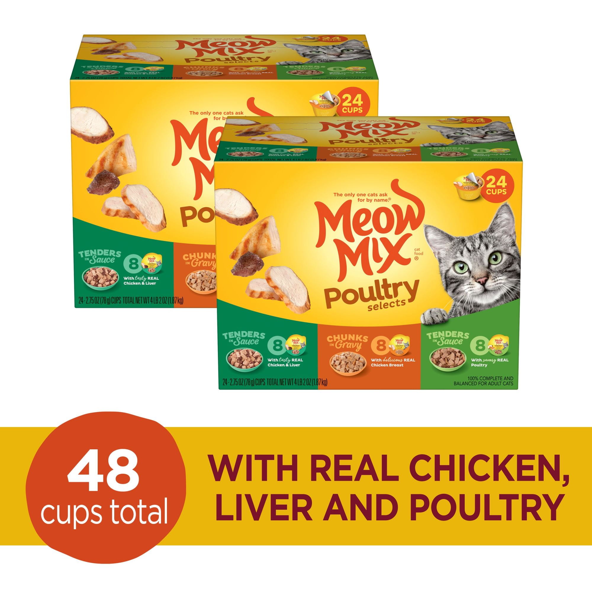 Meow mix wet cat food top