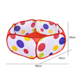 thumbnail image 3 of Tente de Jeu Piscine à Balles pour Enfants 90CM (Balles Non Incluses), 3 of 5
