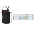 thumbnail image 2 of Camisola de mujer con sujetador Chaleco deportivo Correas de hombro espaguetis Cami sólido Yoga Tops Abanopi Chaleco de mujer, 2 of 7
