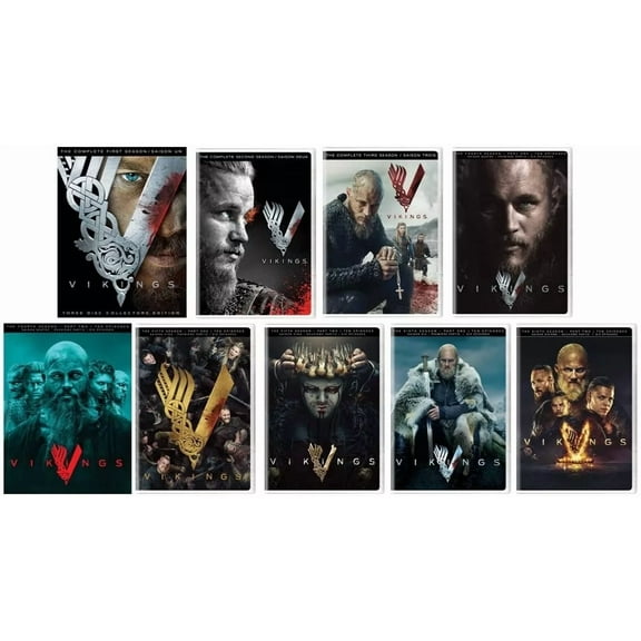 Vikings The Complete Series Seasons 1-6 (DVD, 27-Disc Box Set) Region 1
