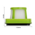 thumbnail image 5 of Vacuum Filter, 2Pcs Dust and Pollen Reduction High Efficiency Silicone Replacement Filter for Bissell 1782 Pet Hair Eraser Handheld Vacuum Cleaner Part, 5 of 5
