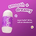 thumbnail image 2 of hello Lavender Vanilla Roll On Deodorant, Aluminum Free Deodorant for Women + Men, 48 Hour Non Sticky Formula, Dries Quick and Leaves No White Residue, Travel Deodorant, 2 Pack, 1.69 oz Tubes, 2 of 3