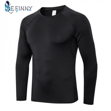 Oaktree-compression shirts men's Dry Fit Long Sleeve Compression Shirts Workout Running Shirts Sweat-wicking T-shirt Top