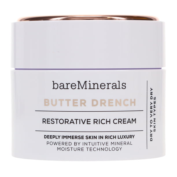 Bareminerals Butter empapado en rico crema restaurativa 1.7 oz bareMinerals Bareminerals Butter empapado en rico crema restaurativa 1.7 oz