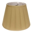 thumbnail image 1 of Slant English Box Pleat Softback Lampshade with Washer Fitter, Honey, 1 of 1