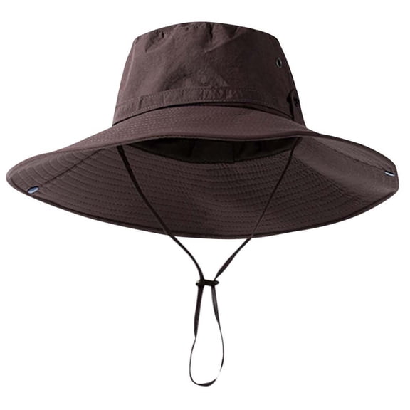 Men Women Wide Brim Boonie Hat, UPF 50 UV Protection Adjustable Sun Hat for Outdoor Fishing Hiking