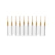 thumbnail image 1 of Brocas de corte, 10 piezas de herramienta de corte de tungsteno con revestimiento de titanio, fresa de extremo de carburo, parte superior de la línea, 1 of 8