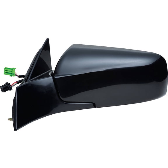 62742G - Fit System Driver Side Mirror for 03-07 Cadillac CTS, w/ memory, black, PTM, foldaway, blue lens, Heated Power