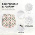 thumbnail image 6 of Lsque Rose Flowers Printed Women's Running Shorts with Liner Pockets,Elastic Quick Dry Workout Athletic Gym Yoga Shorts,Womens High Waist Shorts-Small, 6 of 9