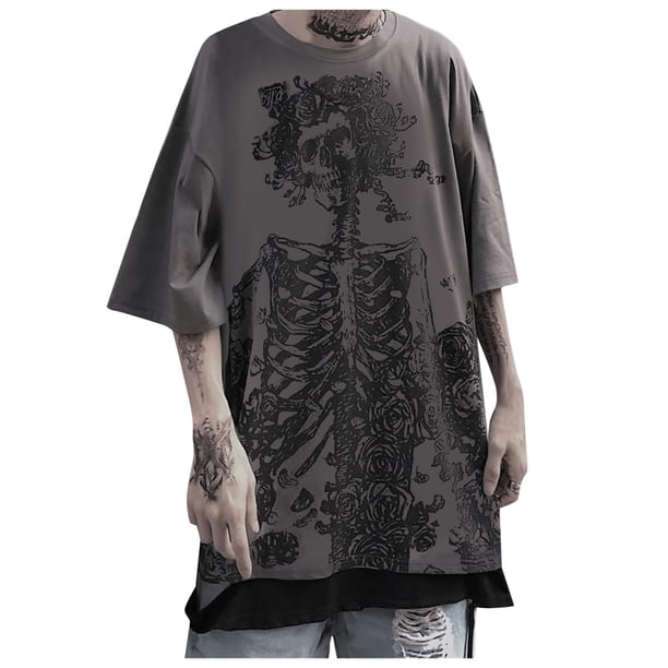 Playeras De Compresión Para Hombre, Conjunto De Dos Piezas De Camiseta Y Pantalones Cortos De Manga Corta Con Estampado Completo Para Hombre, Camisa Estampada Y Pantalón Corto.