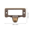 thumbnail image 2 of BRIGHTFUFU 10Ud Accesorios Para Muebles De Marco En Zinc Para Puertas De Colores, 2 of 5