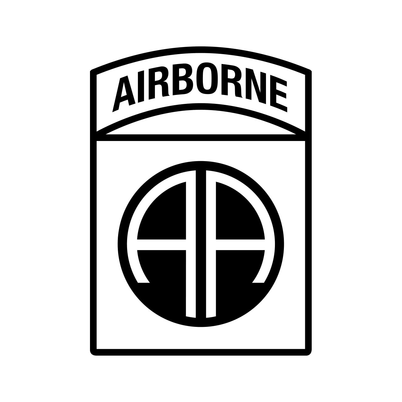 82nd Airborne Division Sticker Decal Die