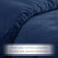 thumbnail image 4 of Maple&Stone Queen Duvet Cover Set Pieces Textu Tufted Boho Bedding Sets Zipper Closure Design with Ties Duvet Cover + Pillow Shams Comforter NOT Included ( Queen Siz, 4 of 6