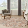 thumbnail image 4 of Nourison Oushak Home 7'10" x Round Rust Vintage Indoor Rug, 4 of 9