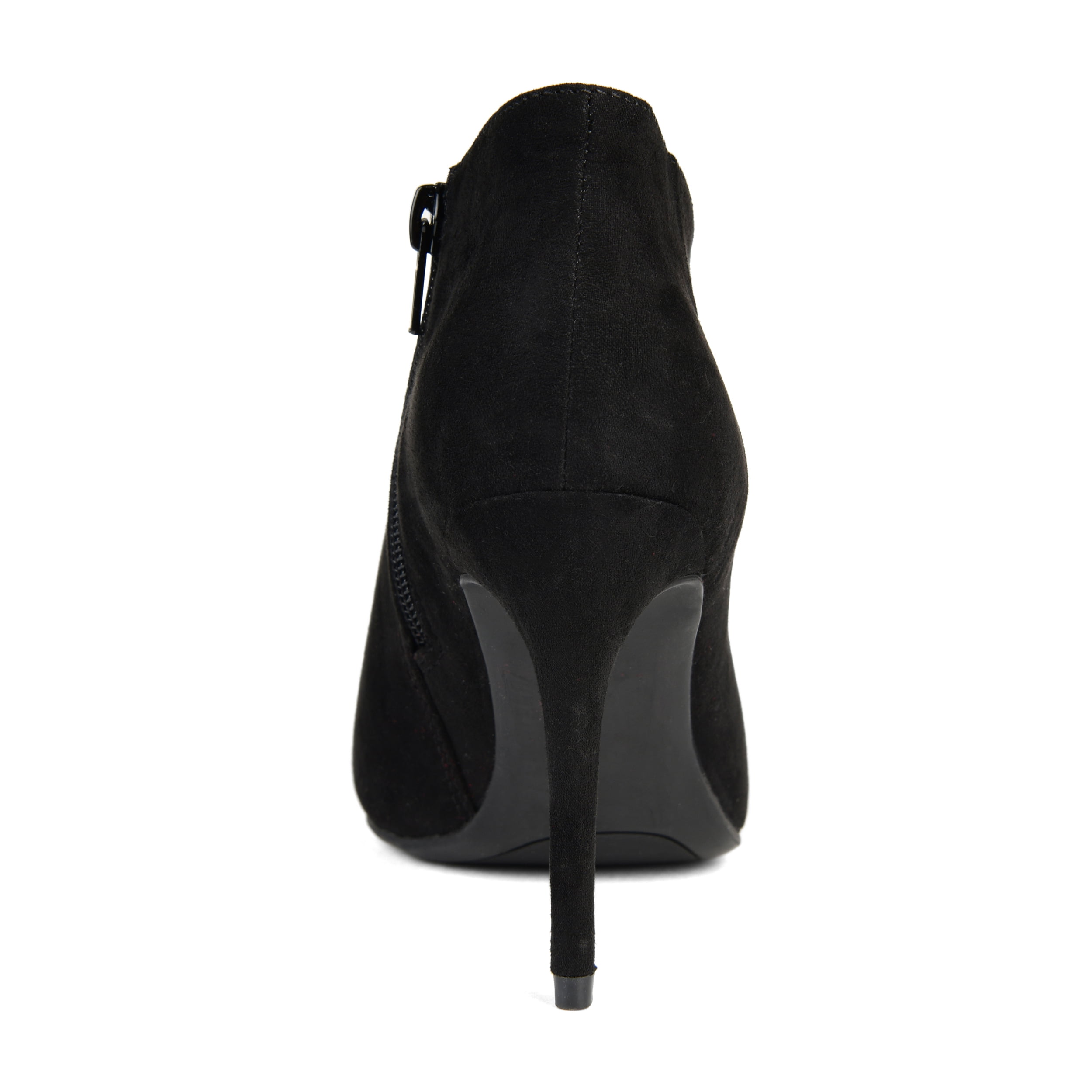 Journee Womens Demmi Inside Zip Stiletto Booties