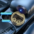 thumbnail image 4 of Car Ashtray with LED Light, Automatic Open Lid and Removable Inner Buckets, Fireproof Car Ashtray for Odor Prevention, Ideal for Frequent Travelers and Commuters, 4 of 6