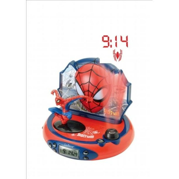 Lexibook RP500SP SpiderMan Projector Radio Alarm Clock