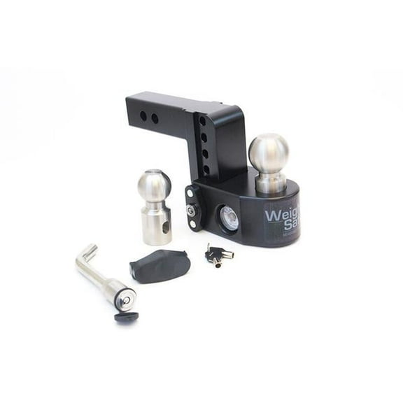 Weigh Safe WS4-2-KA-CER-BLA 4 in. Drop Cerakoted Trailer Hitch for 2 in. Receiver with WS05, Black