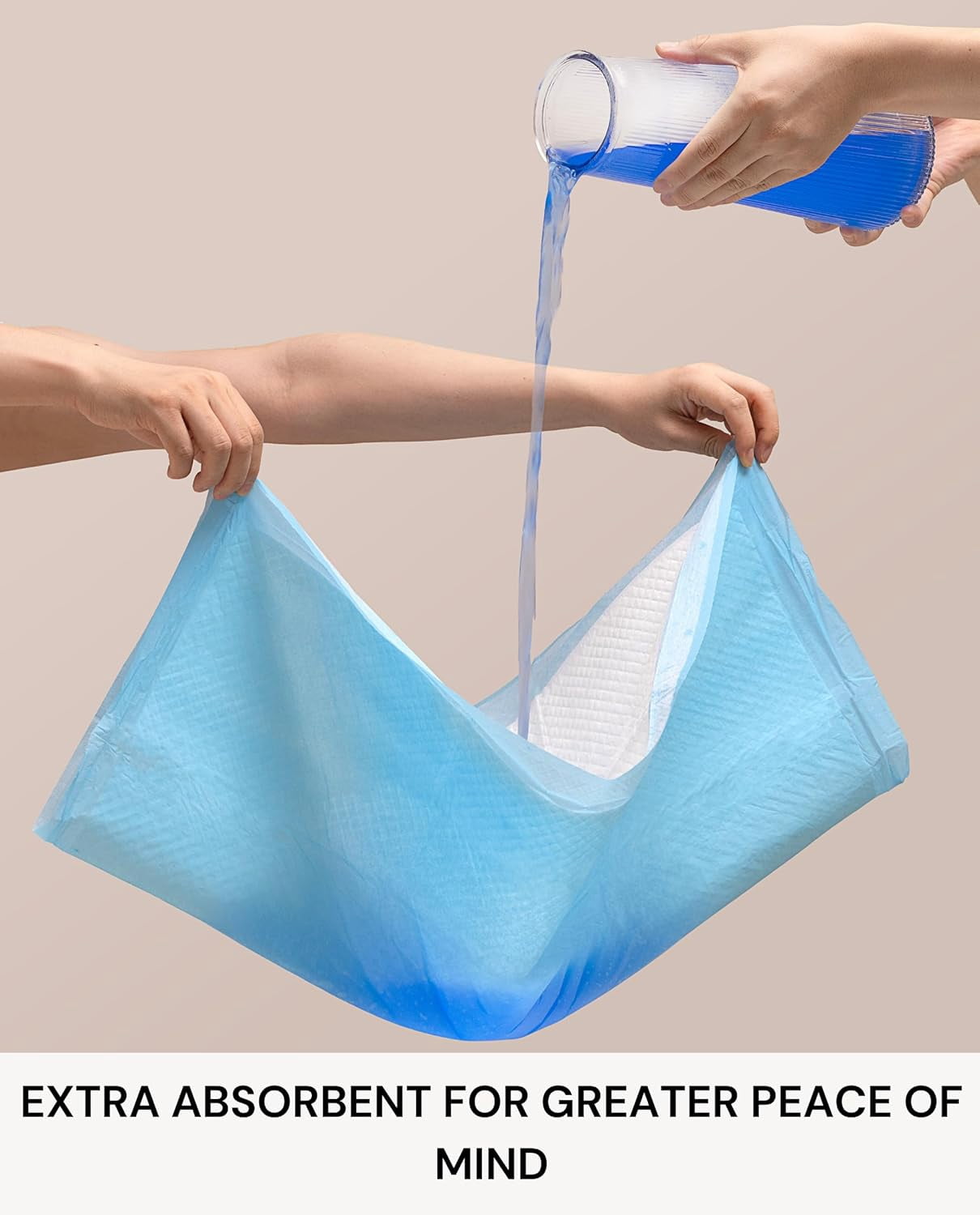 Leak-Proof Large Puppy Pads, 50 Count, 30" X 23". Training Pee Pads with Superb Absorption, Quick-Drying, Odor Neutralizer, & Multi-Layer Design
