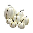 thumbnail image 2 of 7 piezas de calabazas de espuma para decoración del hogar, accesorios decorativos, manualidades, calabazas artificiales fáciles de usar, decoración de, 2 of 8