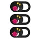 thumbnail image 1 of Cubierta de protección de privacidad de cámara portátil universal con patrón de caracol de dibujos animados 3 piezas, 1 of 6