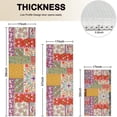 thumbnail image 4 of Pioneer Flower Floral Print Pattern Kitchen Rugs Sets Of 3,Kitchen Runner Rugs Non Skid Washable,Decorative Kitchen Floor Mats for Kitchen,Sink,Laundry,17"x30"+ 17"x47" + 17"x59", 4 of 6