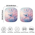 thumbnail image 2 of Garronmavis Blue Butterfly Cherry Blossom Car Windshield Sun Shade Foldable Front Window Sun Blocker Sunshade 2pcs/set Car Sun Visor Sunlight Protector, 2 of 5