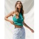 thumbnail image 2 of Sunloudy - Chaleco para mujer, sexy, sin mangas, cuello redondo, tops delgados para fiestas, citas, compras, vacaciones, viajes Sunloudy S M L XL, 2 of 3