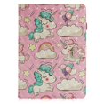 thumbnail image 4 of Dteck iPad 2/3/4 Case, Pattern PU Leather Slim Fit Folio Stand Case Card Wallet Smart Protective Cover Auto Sleep/Wake Feature For Apple iPad 2, iPad 3 & iPad 4th Generation, Pink Horse, 4 of 8