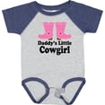 thumbnail image 3 of Inktastic Daddy's Little Cowgirl Girls Baby Bodysuit, 3 of 5