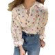thumbnail image 2 of Camisa de flores de manga larga Ticfox blusa fina holgada M, 2 of 12