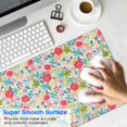 thumbnail image 4 of Long Mouse Pads for Desk,Pioneer Flower Floral Print Pattern Desk Mats on Top Of Desks, Desk Mouse Pad Extra Large with 3mm Non-Slip Base and Stitched Edge for Gaming,Office,Work,Home 31.5"x15.7", 4 of 6