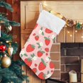 thumbnail image 5 of Coolnut Strawberry Christmas Stocking Personalized Large Candy Stocking, Xmas Stockings Decoration Hanging Gift for Family Holiday Party Ornaments Decor Fireplace, 5 of 7