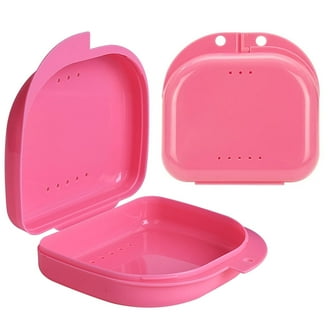 Dental Orthodontic Retainer/Aligner Case/Box/Mouth Guard And Denture Storage In Light Blue Colour Pack Of 6 - Foto 3