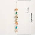 thumbnail image 4 of Seven rings Tree of Life Crystal Wind Chime Moon Dream Catcher Rainbow Chaser Hanging Drop Home Garden Room Decor Windchime (B,1PCS), 4 of 7