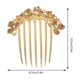 thumbnail image 2 of WEUVEB Peine De Novia Con En Cristal Dorado Ideal Para Bodas Y Celebraciones, 2 of 6