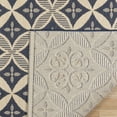 thumbnail image 4 of Gertmenian Paseo Niala Transitional Floral Navy/ Sand Area Rug, 6x9, 4 of 9
